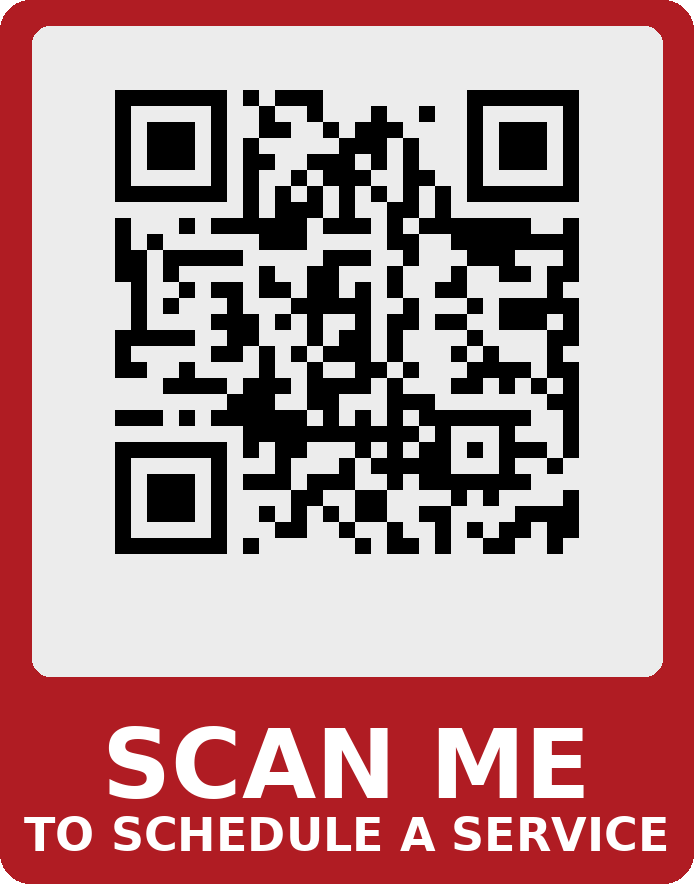 QR code to schedule service